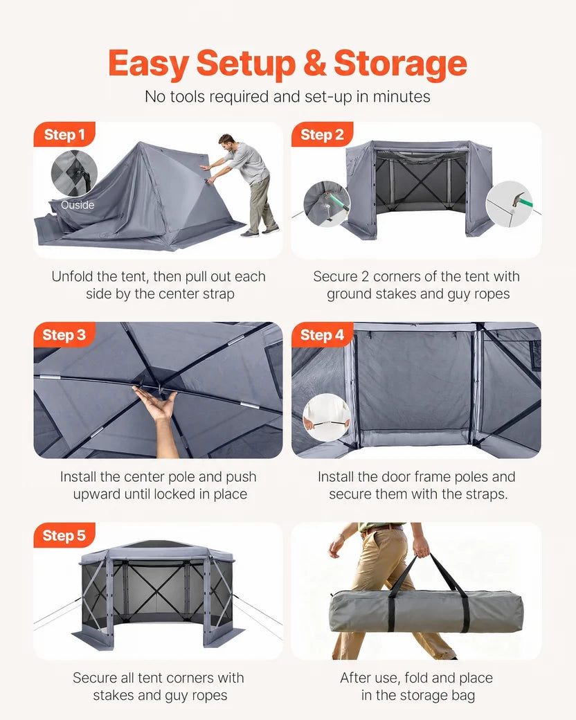 The Quick Tent (12 x 12 ft)